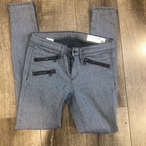 Rag & Bone jeans stripe Sz 25 skinny leg